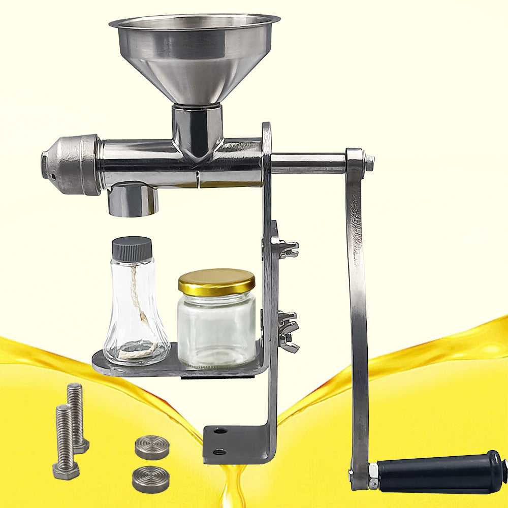Manual Stainless Steel Oil Press