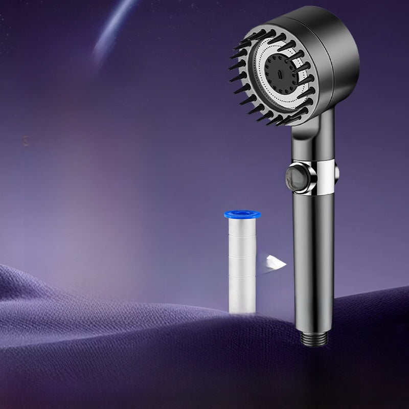 Pressurized Shower Head with Filter and Hose Set