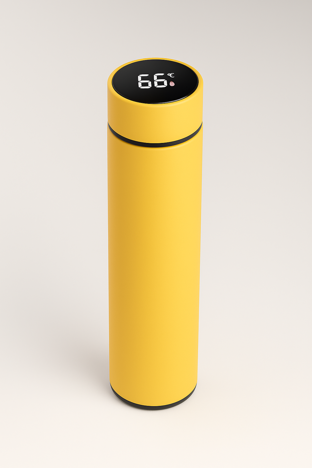 500mL Smart Temperature Display Thermos - Stainless Steel Insulated Bottle