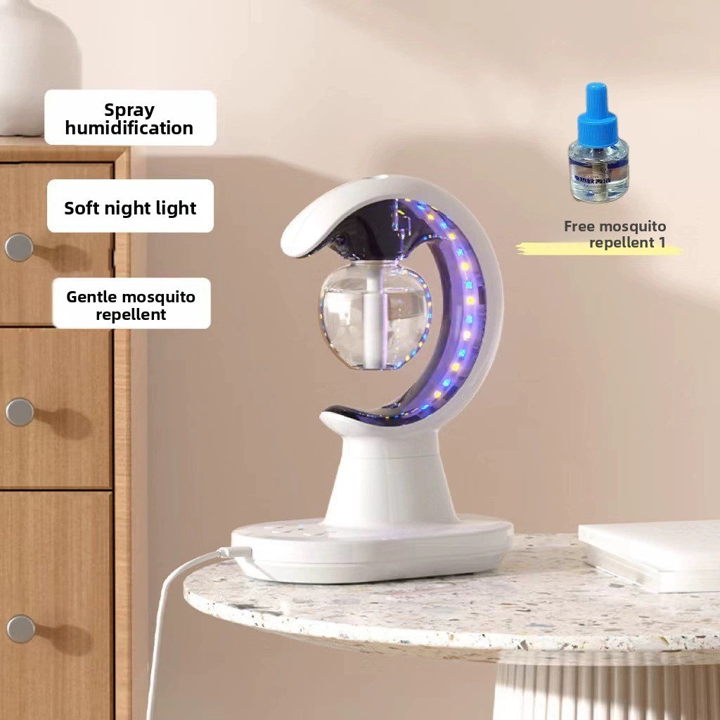 Moon-Shaped Humidifier Mosquito Repellent Night Light